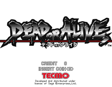 Dead or Alive - Screenshot - Game Title (North America) - 495x384
