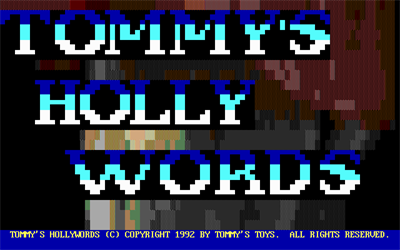 Tommy's Hollywords - Screenshot - Game Title - 640x400