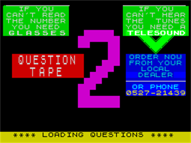 Wender Bender: Question Tape 2 - Screenshot - Game Title (null) - 255x191
