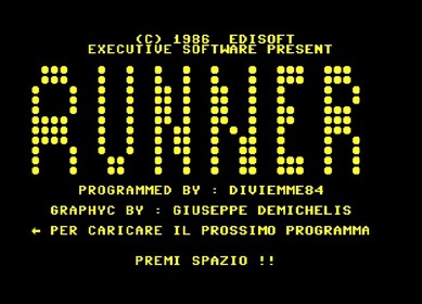 Runner (Edisoft) - Screenshot - Game Title (null) - 670x483