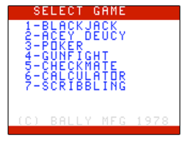 Blackjack / Poker / Acey-Deucey - Screenshot - Game Title (null) - 640x480