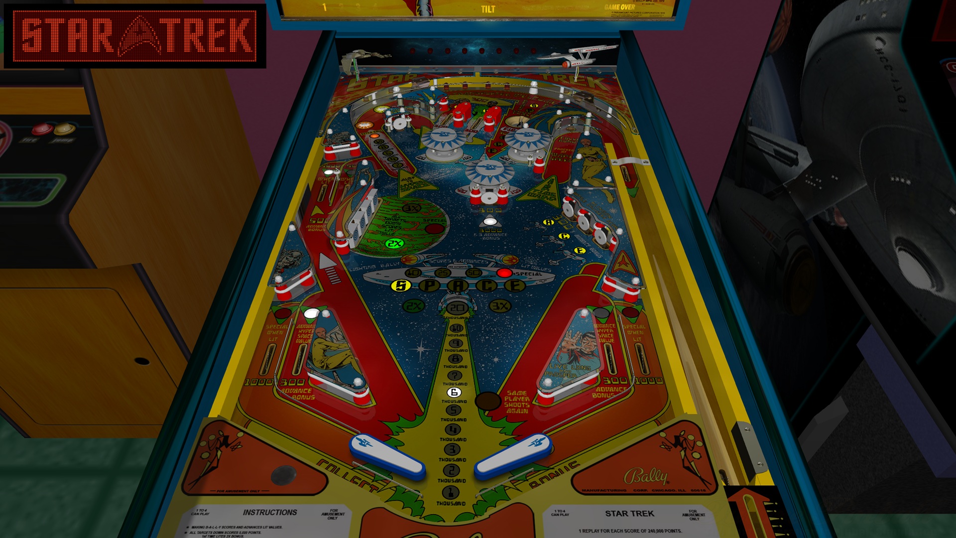 Illustration of Star Trek (Bally): ULTIMATE Pro Edition