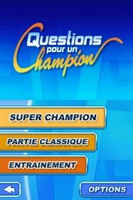 Questions pour un Champion: Edition Spéciale 20 Ans - Screenshot - Game Title (null) - 256x384