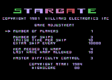 Stargate - Screenshot - Game Title (North America) - 336x240