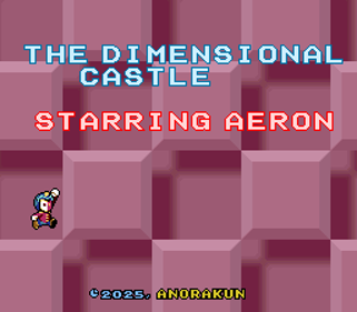 The Dimensional Castle Staring Aeron - Screenshot - Game Title (World) - 256x224