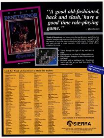 Wrath of Denethenor - Advertisement Flyer - Front (North America) - 1205x1597