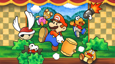 Paper Mario - Fanart - Background (World) - 3840x2160