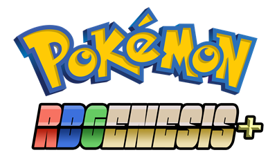 Pokémon RBGenesis+ - Clear Logo - 2483x1414