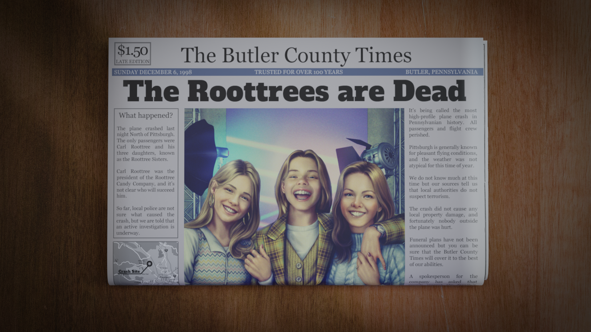 Illustration of The Roottrees are Dead