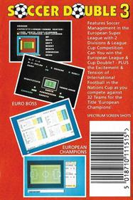 Soccer Double 3 - Box - Back (Europe) - 599x900