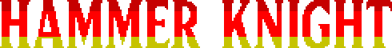 Hammer Knight - Clear Logo (null) - 490x60