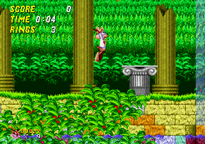 Bubsy in Sonic the Hedgehog 2 - Screenshot - Gameplay (World) - 320x224