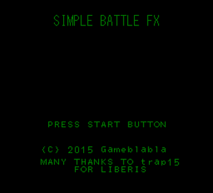 Simple Battle FX - Screenshot - Game Title (World) - 256x232