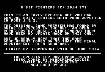 8-BIT Fighters - Screenshot - Game Title (null) - 644x441