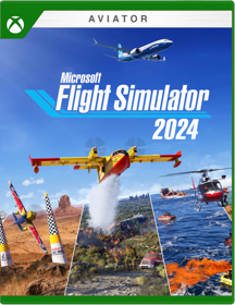 Microsoft Flight Simulator 2024: Aviator Edition - Box - Front - Reconstructed (World) - 1277x1656