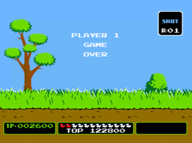 Vs. Duck Hunt - Screenshot - Game Over (null) - 640x480