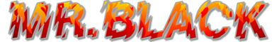 Mr Black - Clear Logo (null) - 2005x305