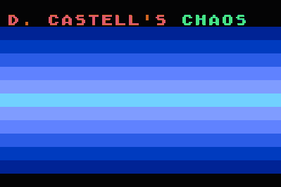 Chaos - Screenshot - Game Title (North America) - 336x224