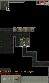 Shattered Pixel Dungeon - Screenshot - Game Over (null) - 480x800