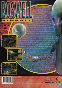 Roswell Pinball - Box - Back (World) - 494x700