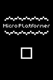 Micro Platformer - Box - Front (null) - 600x900