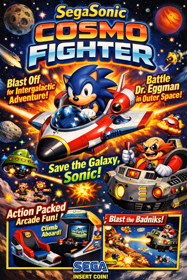 Sega Sonic Cosmo Fighter - Box - Front (Japan) - 1024x1536