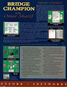 Bridge Champion with Omar Sharif - Box - Back (United Kingdom) - 613x800
