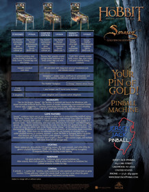 The Hobbit - Advertisement Flyer - Back (null) - 1582x2048