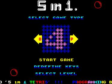 5 in 1 Tetris - Screenshot - Game Title (null) - 768x577