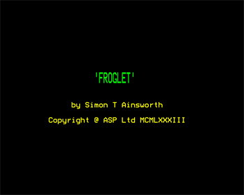 Froglet - Screenshot - Game Title (null) - 640x512