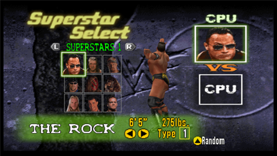 WWF No Mercy: Recompiled - Screenshot - Game Select (null) - 1280x720