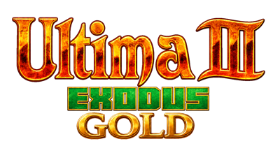 Ultima III: Exodus Gold - Clear Logo (World) - 1734x907