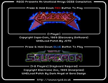 Hybris & Battle Squadron - Screenshot - Game Select (null) - 687x530