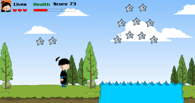 Shuriken School: The Ninjitsu Quest - Screenshot - Gameplay (World) - 1881x995
