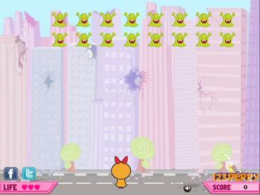 The Powerpuff Girls: Alien Attack - Screenshot - Gameplay (United States) - 659x494