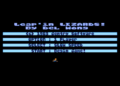 Leap'in Lizards! - Screenshot - Game Title (North America) - 336x240