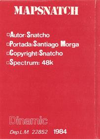 Mapsnatch - Box - Back (Spain) - 363x502