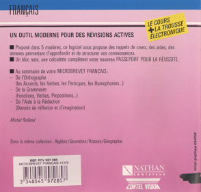 Micro Brevet: Français - Box - Back (France) - 1122x1071