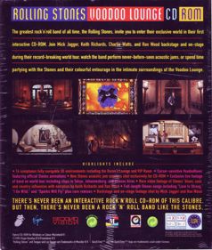 Rolling Stones Voodoo Lounge CD-ROM - Box - Back (United Kingdom) - 678x800
