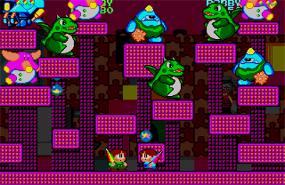 Parasol Stars: Rainbow Islands 2 - Screenshot - Gameplay (null) - 640x416