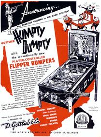 Humpty Dumpty - Advertisement Flyer - Front (North America) - 800x1071