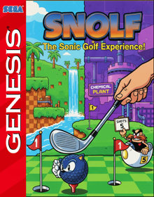 Snolf: The Sonic Golf Experience! - Fanart - Box - Front (World) - 798x1016