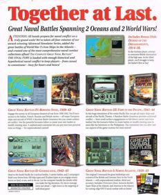 The Complete Great Naval Battles: The Final Fury - Box - Back (North America) - 664x800
