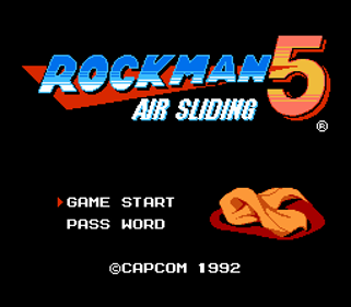 Rockman 5: Air Sliding - Screenshot - Game Title (null) - 256x224