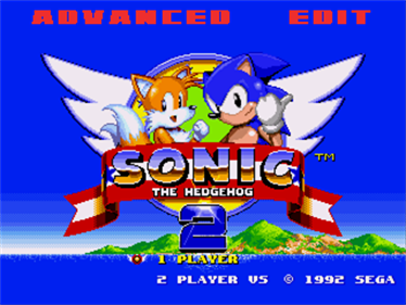 Sonic 2 : Advanced Edit - Screenshot - Game Title (null) - 320x240