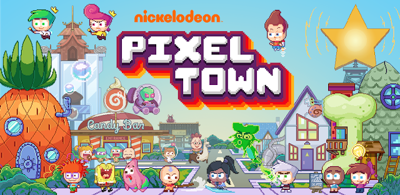 Nickelodeon Pixel Town - Screenshot - Game Title (Asia) - 640x312