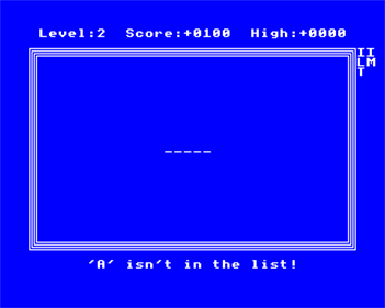 Xanagrams - Screenshot - Gameplay (null) - 320x256