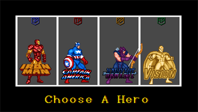 Captain America and the Avengers - Screenshot - Game Select (null) - 396x224