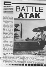 Battle Atak - Advertisement Flyer - Front (null) - 592x860