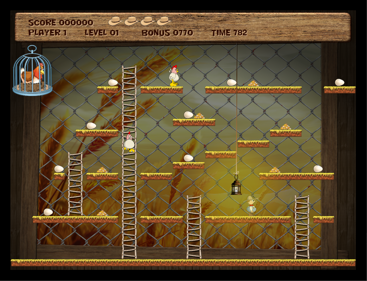 Chuckie Egg - Screenshot - Gameplay (World) - 1088x832